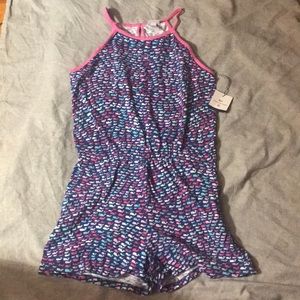 Vineyard Vines Whale Romper XL Girls